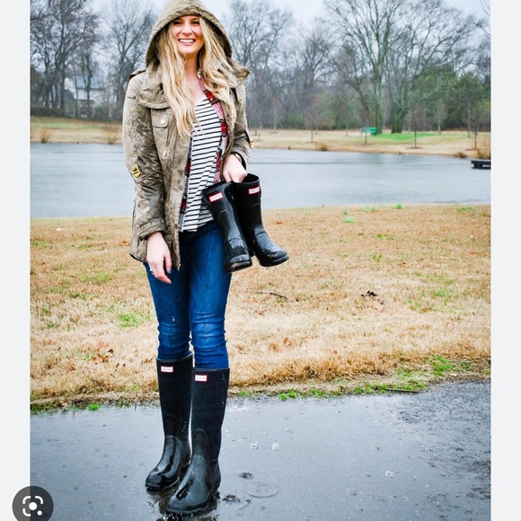 Hunter boots size 9 black - Picture 1 of 6